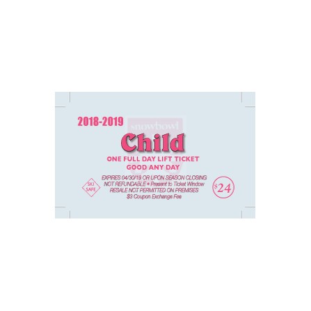 Child Day Ticket Coupon